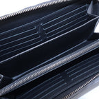 Louis Vuitton Monogram Eclipse Zippy XL Wallet Card Case Black Silver — view 4