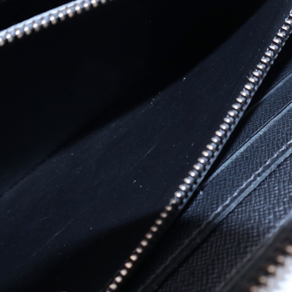Louis Vuitton Monogram Eclipse Zippy XL Wallet Card Case Black Silver — view 6