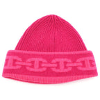Hermes Knit Hat Heaven Chaine D'ancre Rose Pink Cashmere
