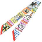 Hermes Rayures D'ete Multicolor Silk Shoulder
