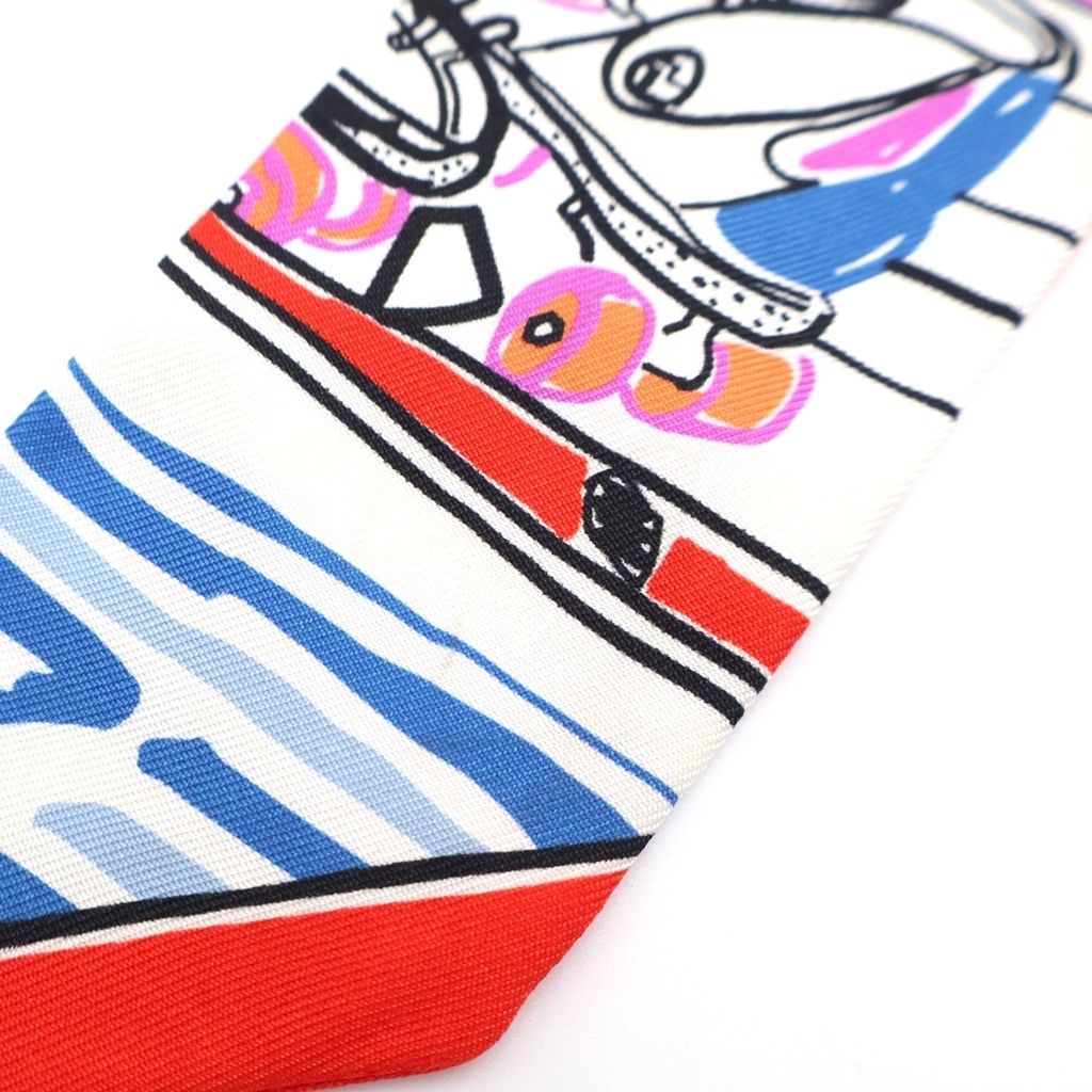 Hermes Rayures D'ete Multicolor Silk Shoulder — view 5