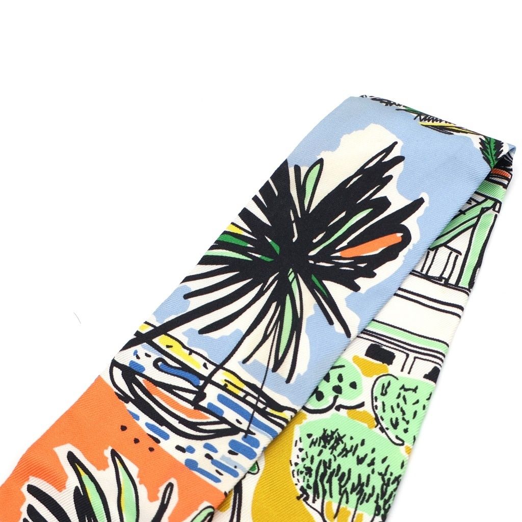 Hermes Rayures D'ete Multicolor Silk Shoulder — view 2