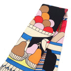Hermes Charms la Patisserie Francaise Black Silk Shoulder — view 2