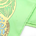 Hermes Carre 90 L Atlantide Atlantis Green Silk Scarf — view 6