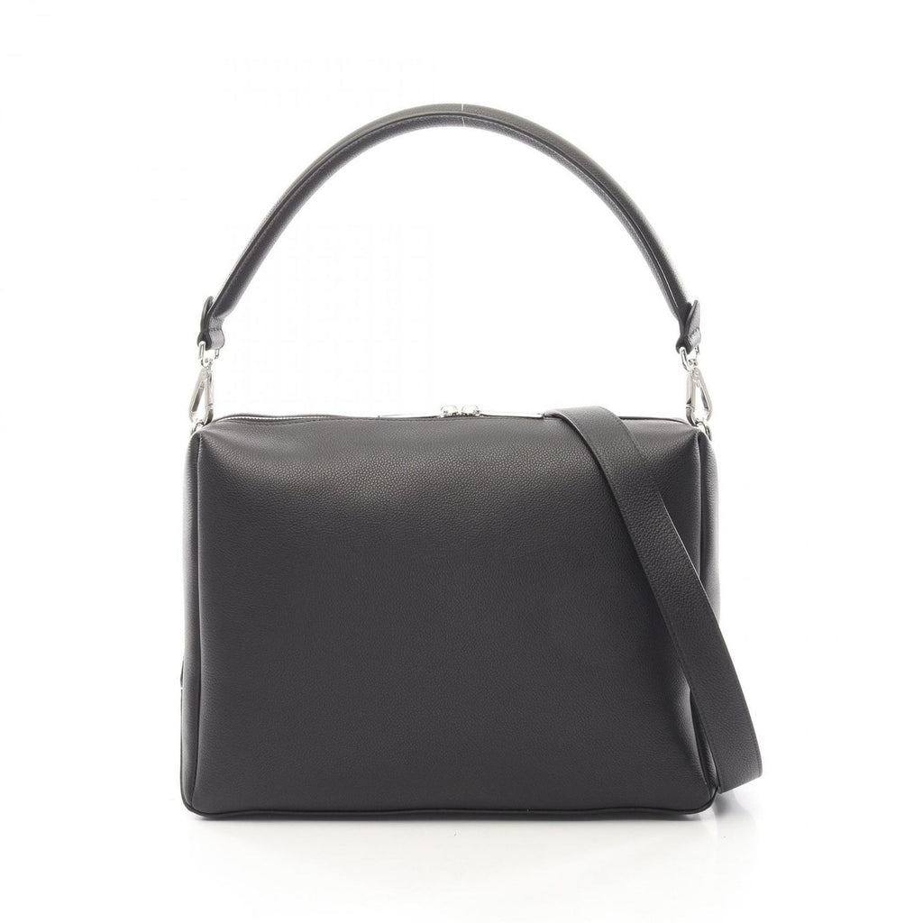 Fendi Shoulder Bag Louis Large Black Leather