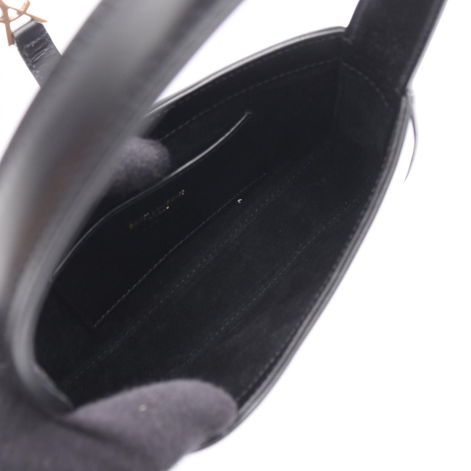 Saint Laurent Paris Handbag Mini Hobo le 5 a 7 Black Leather Mini — view 3