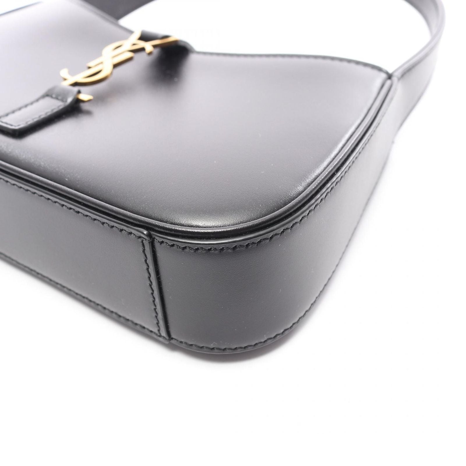 Saint Laurent Paris Handbag Mini Hobo le 5 a 7 Black Leather Mini — view 5