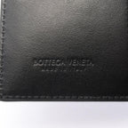 Bottega Veneta Bifold Wallet Intrecciato Small Black Leather — view 5
