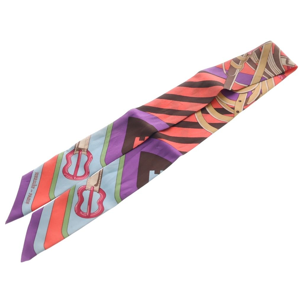 Hermes Coaching Silk Scarf Multicolor — view 5