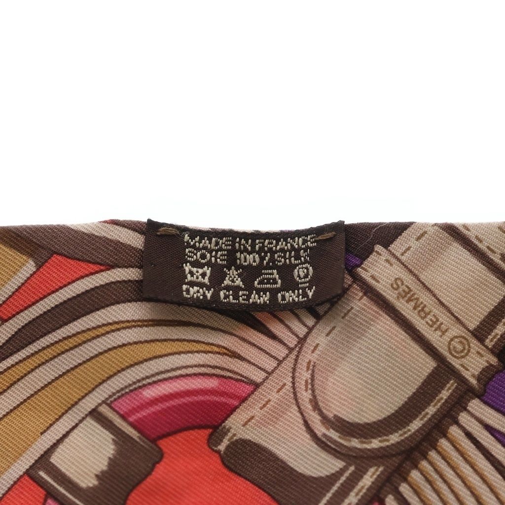 Hermes Coaching Silk Scarf Multicolor — view 4