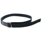 Celine Logo Double Ring Buckle Belt Black