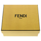 Fendi FF Diamonds Mini Trifold FF Diamond Mini Compact Wallet Black — view 6