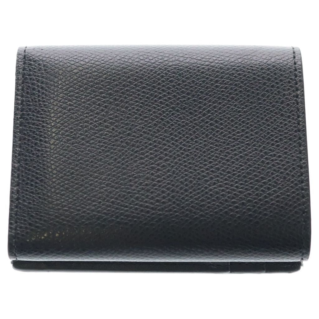 Fendi FF Diamonds Mini Trifold FF Diamond Mini Compact Wallet Black — view 2