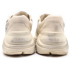 Gucci Rhyton Mouth Lip Print Raitonn Leather Low Cut Sneakers White — view 3