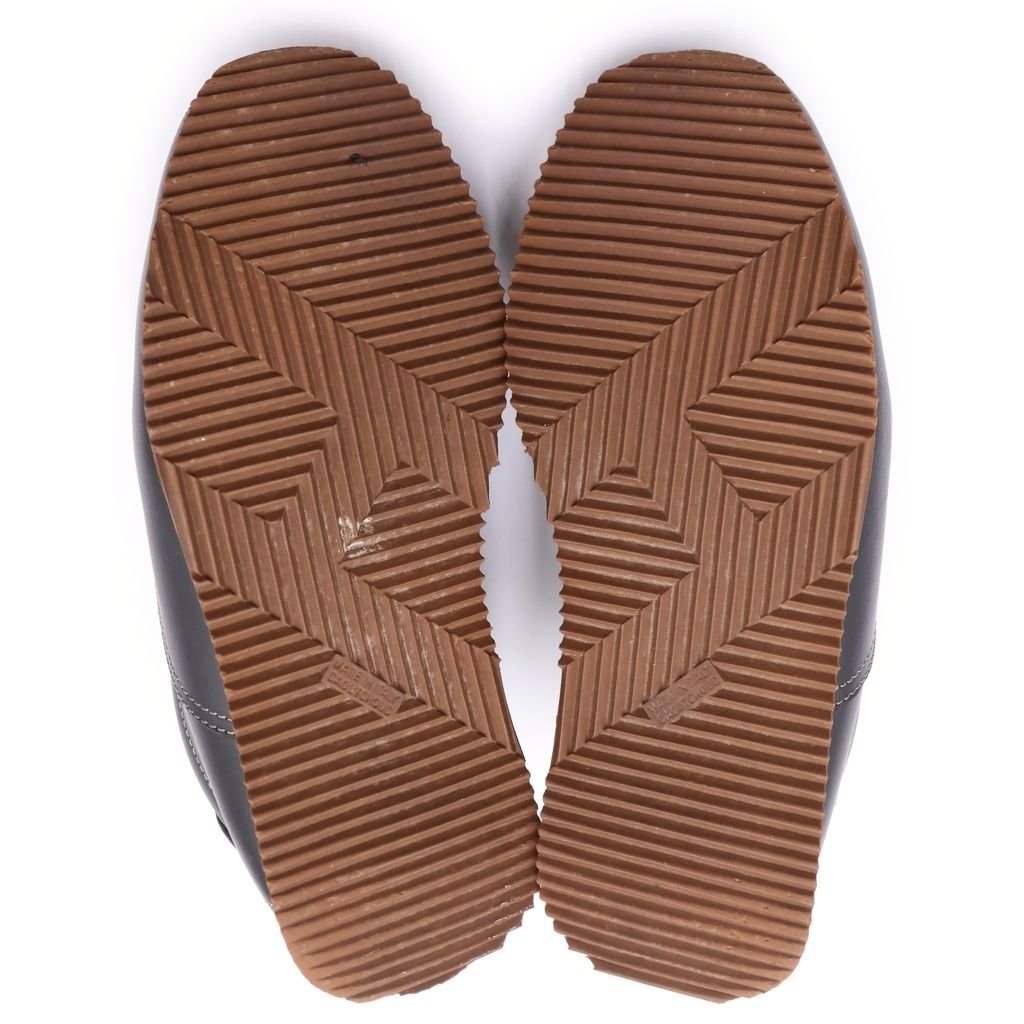 Hermes Quick Logo Leather Low Cut Sneakers Black — view 5