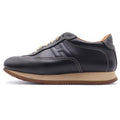 Hermes Quick Logo Leather Low Cut Sneakers Black