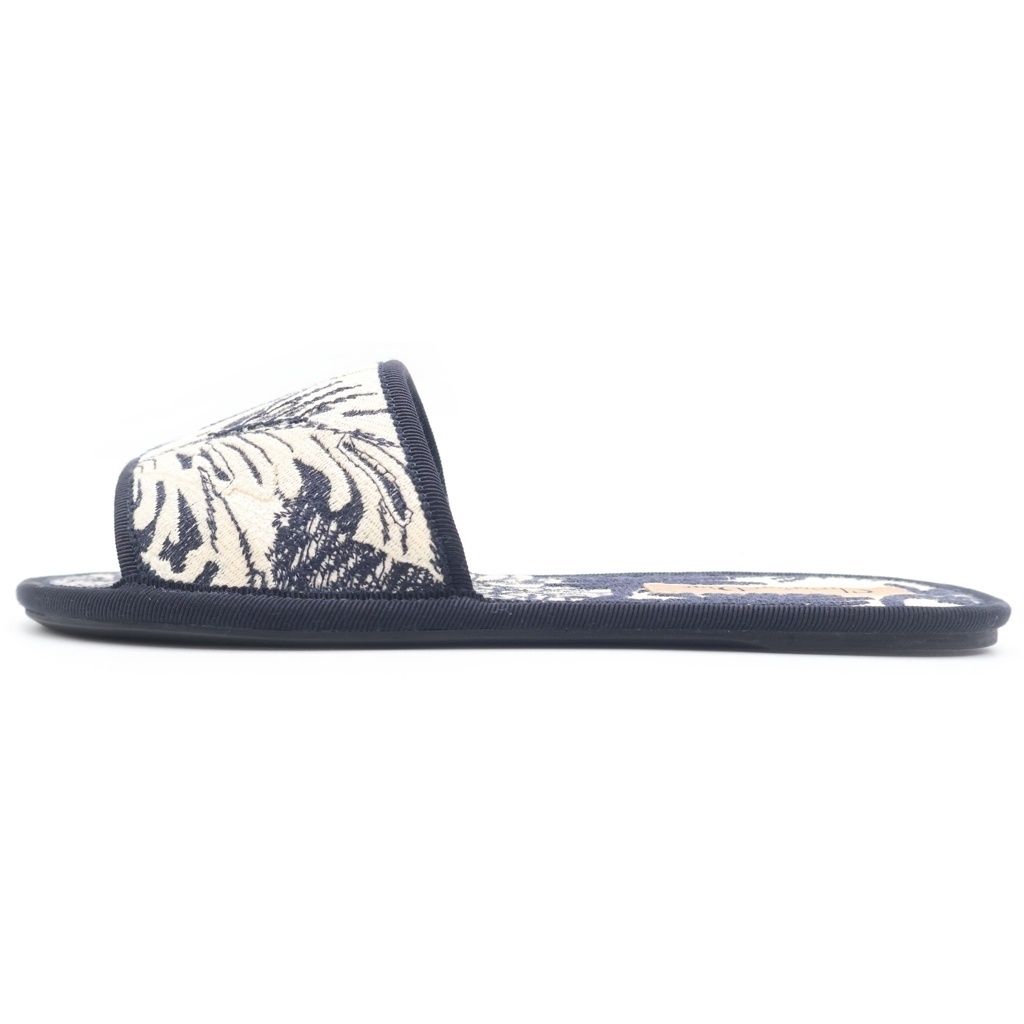 Dior Chemois Sandals Oblique Black White
