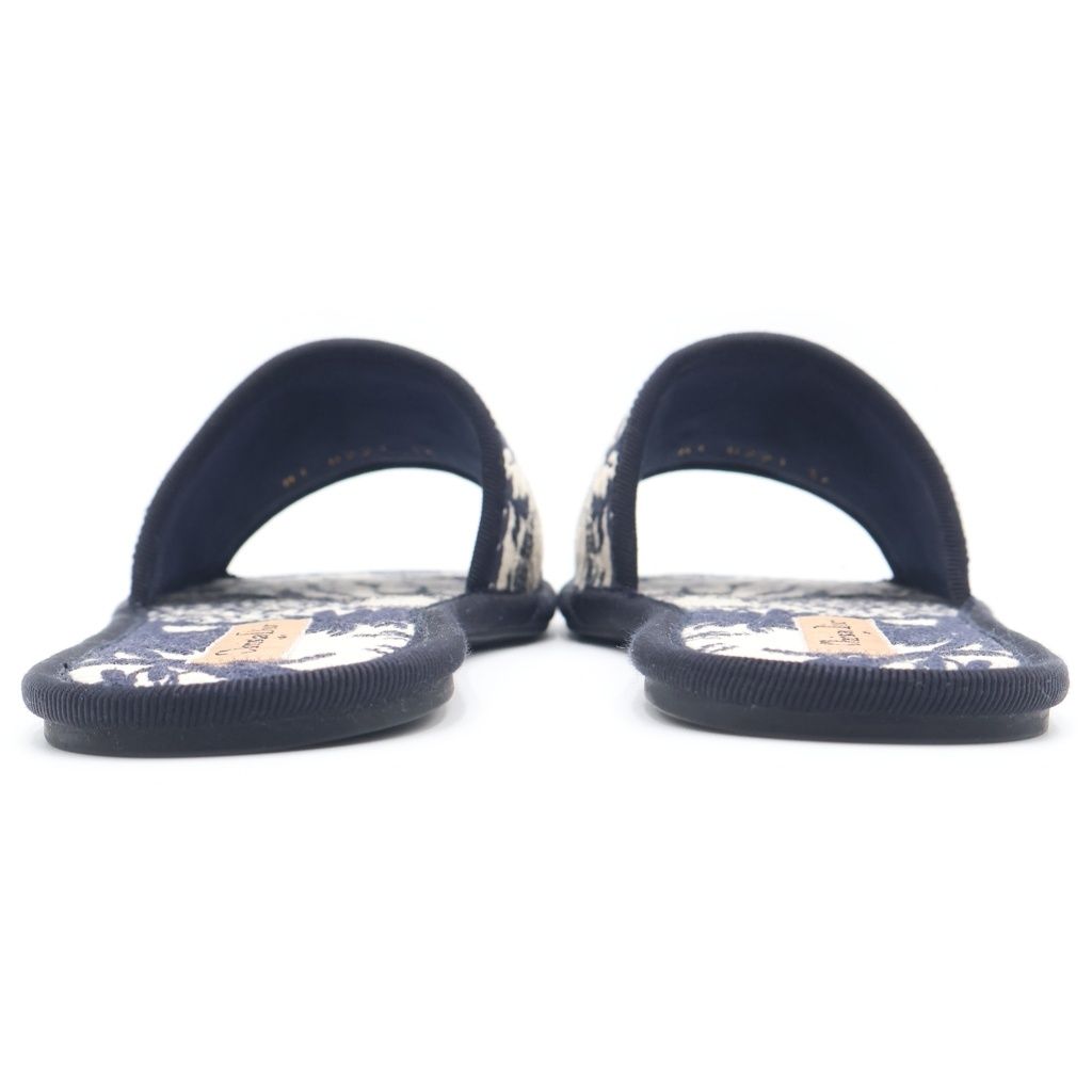 Dior Chemois Sandals Oblique Black White — view 3