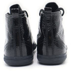 Prada Sport Enamel Rubber Toe High Cut Sneakers Black — view 3