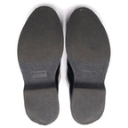 Saint Laurent Paris Teddy Monk Strap Rubber Sole Shoes Black — view 5