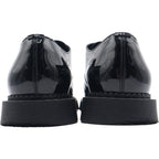 Saint Laurent Paris Teddy Monk Strap Rubber Sole Shoes Black — view 3