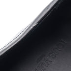 Louis Vuitton Tassel Loafers Black Leather — view 6