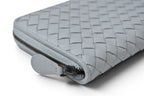 Bottega Veneta Wallet Zip Around Intrecciato Ice Blue — view 5