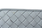 Bottega Veneta Wallet Zip Around Intrecciato Ice Blue — view 6