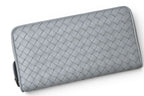 Bottega Veneta Wallet Zip Around Intrecciato Ice Blue — view 2