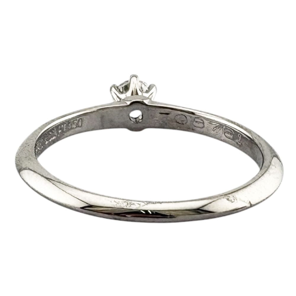 Tiffany & Co Solitaire Ring Platinum Diamond — view 5