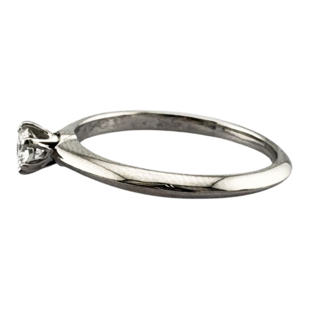 Tiffany & Co Solitaire Ring Platinum Diamond — view 4