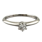 Tiffany & Co Solitaire Ring Platinum Diamond — view 3