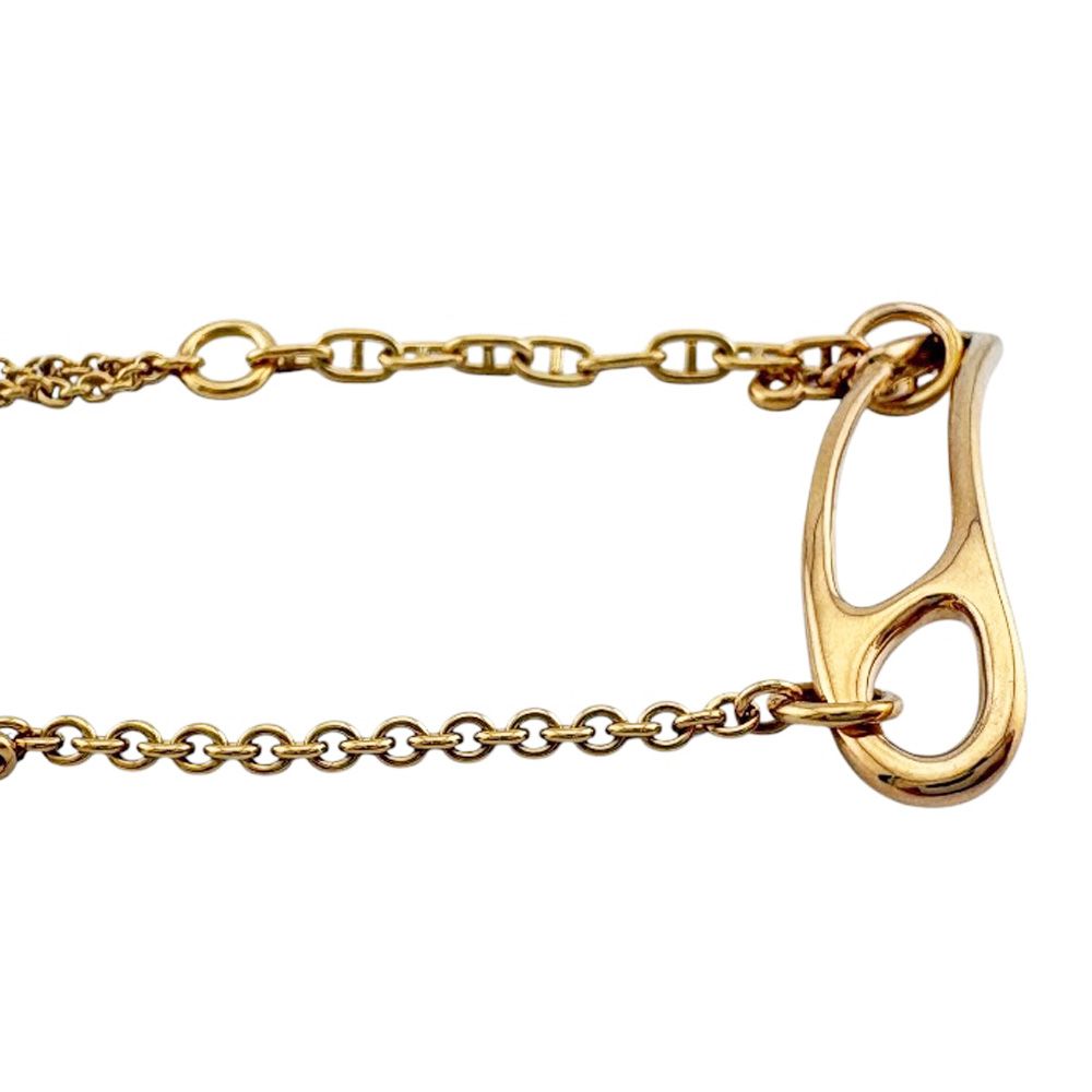 Hermes Chaine D'ancre Bracelet 18k Gold Diamond — view 3