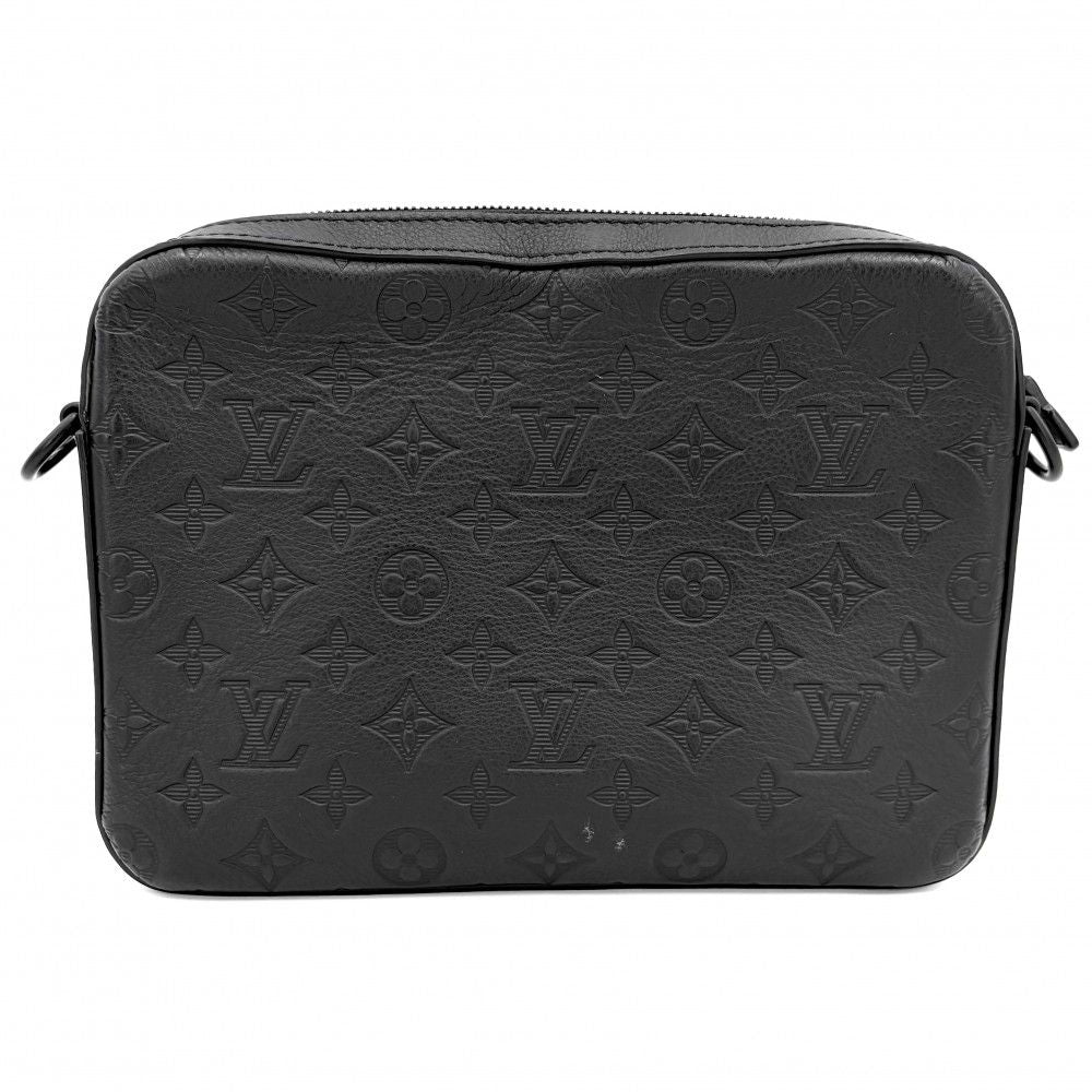 Louis Vuitton Shoulder Bag Monogram Shadow Trio Messenger Crossbody Black Noir — view 2