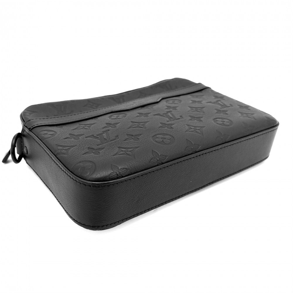 Louis Vuitton Shoulder Bag Monogram Shadow Trio Messenger Crossbody Black Noir — view 3