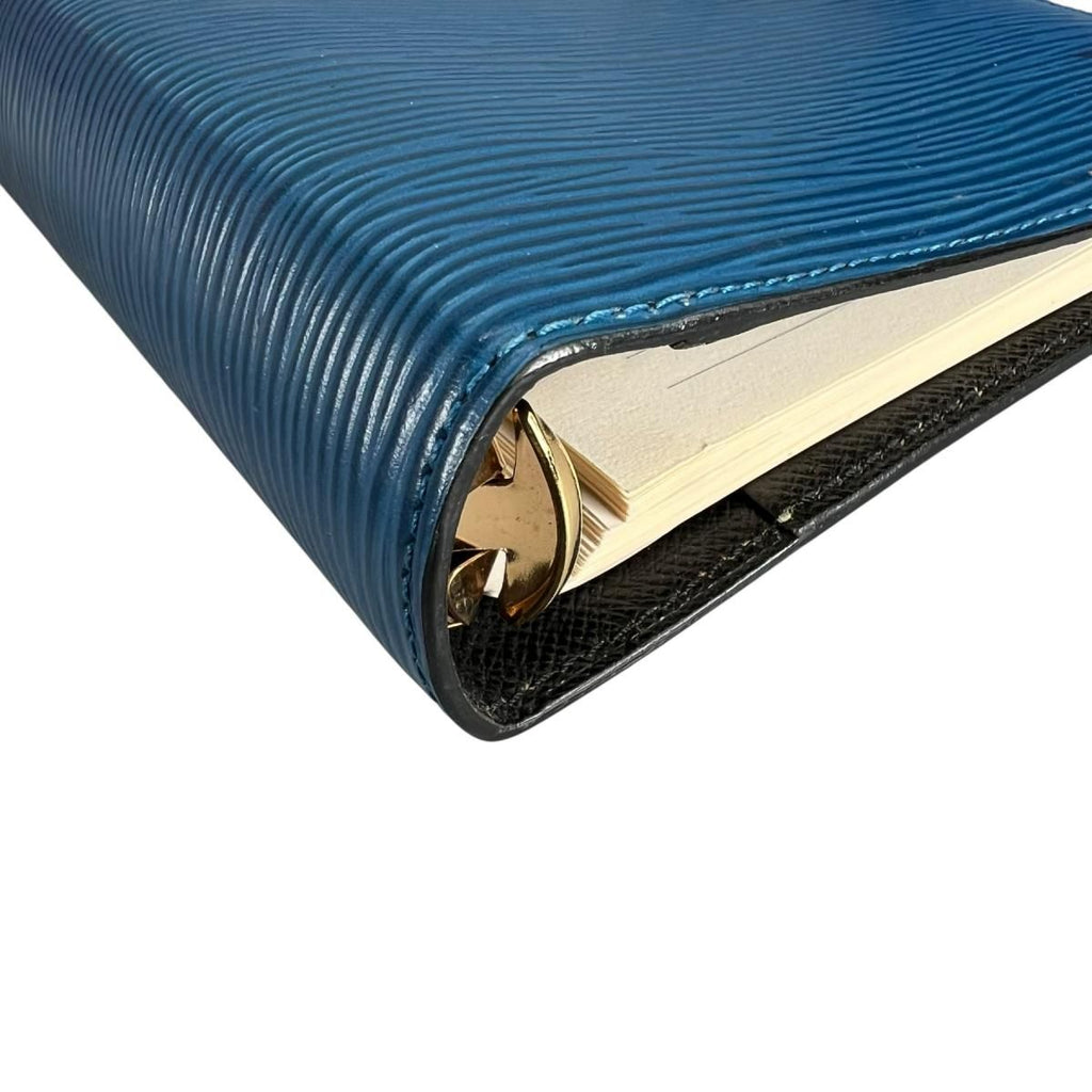 Louis Vuitton Epi Agenda Notebook Cover Toledo Blue — view 5