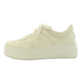 Gucci GG Embossed Sneakers Low Cut Thick Sole Leather One Color Interlocking