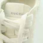 Gucci GG Embossed Sneakers Low Cut Thick Sole Leather One Color Interlocking — view 8