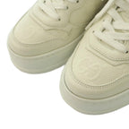 Gucci GG Embossed Sneakers Low Cut Thick Sole Leather One Color Interlocking — view 4