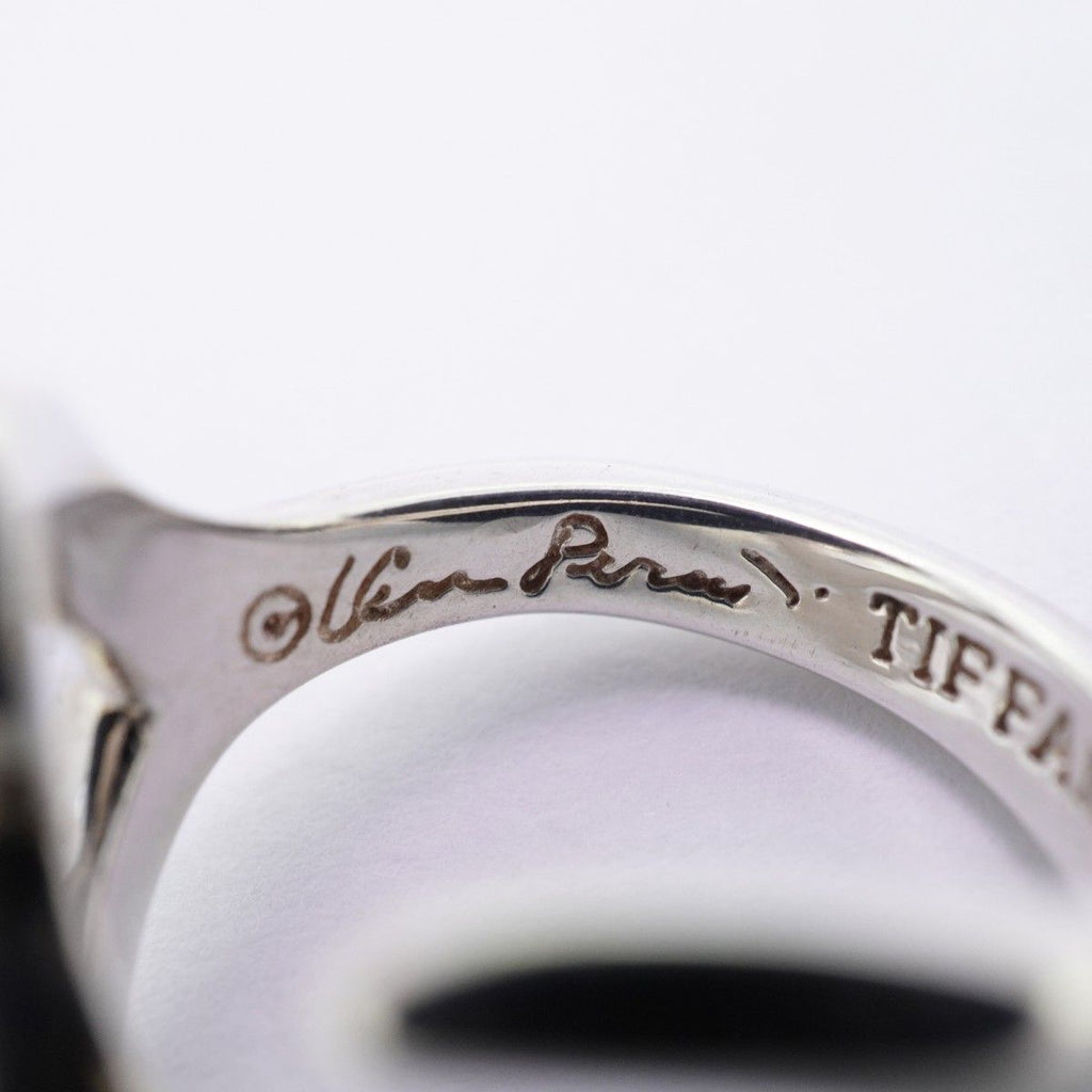 Tiffany & Co Ring Open Heart 925 Sterling Silver — view 4