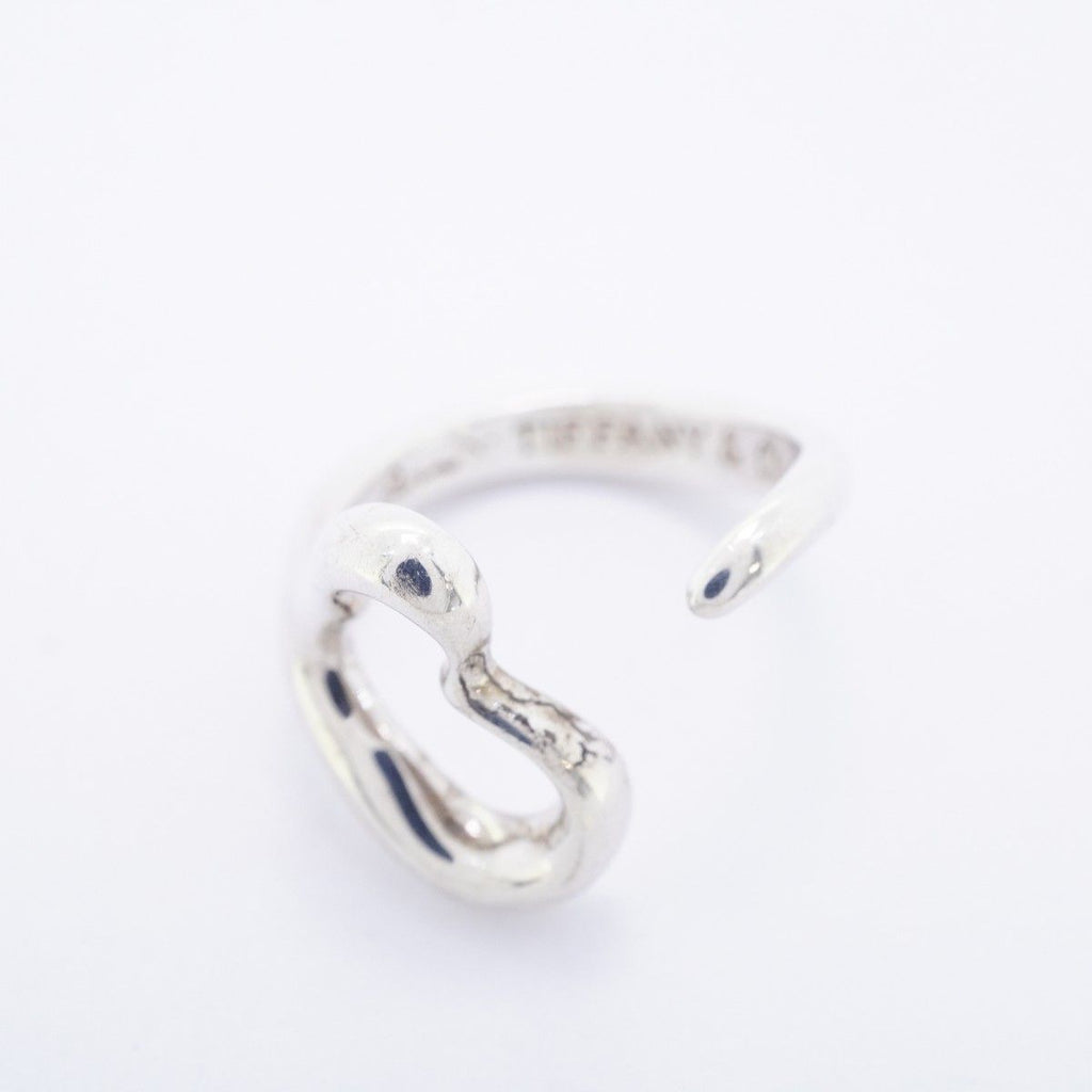 Tiffany & Co Ring Open Heart 925 Sterling Silver — view 3