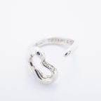 Tiffany & Co Ring Open Heart 925 Sterling Silver — view 3