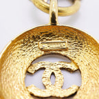 Chanel Necklace Vintage CC Logo Round — view 6
