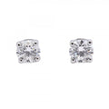 Tiffany & Co Earrings Solitaire Platinum Diamond