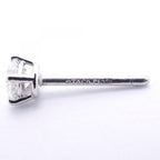 Tiffany & Co Earrings Solitaire Platinum Diamond — view 4