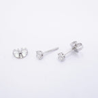 Tiffany & Co Earrings Solitaire Platinum Diamond — view 3