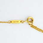Tiffany & Co Necklace T Smile Mini 18k Yellow Gold Diamond — view 5