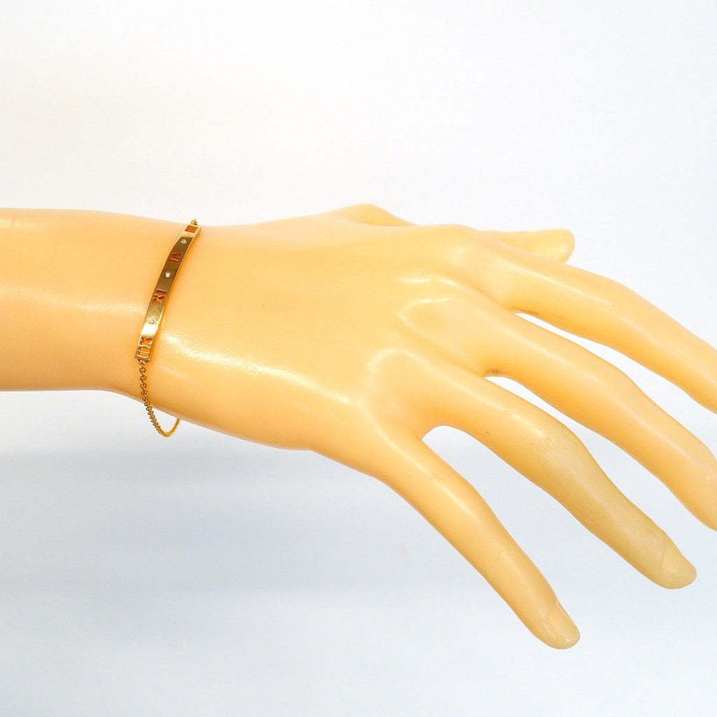 Tiffany & Co Bracelet Atlas 18k Pink Gold Diamond — view 6