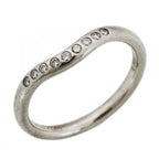 Tiffany & Co Ring T Cube Band Platinum Diamond