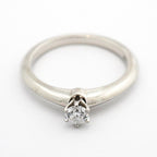 Tiffany & Co Ring Solitaire Platinum Diamond — view 3